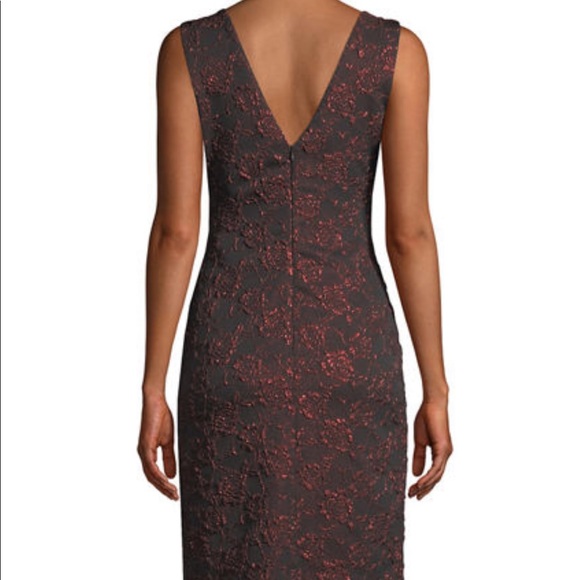 Donna Ricco Women’s Shimmering Floral Dress NWT 10 - Picture 3 of 5